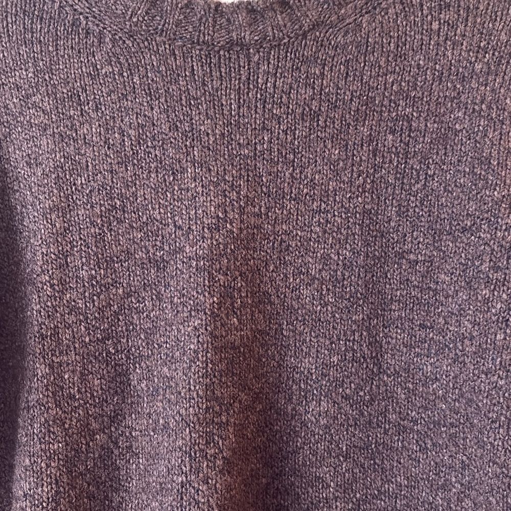 Lis Lareida 67% Yak 33% Cashmere Knit Grey Navy Side Button Sweater Sz S - Picture 5 of 8